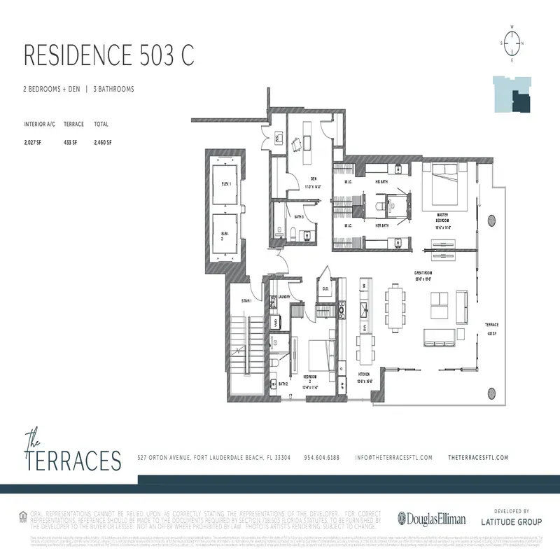 The Terraces floor plan 9