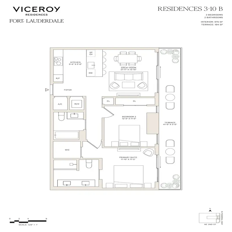 Viceroy Residences Fort Lauderdale floor plan 5