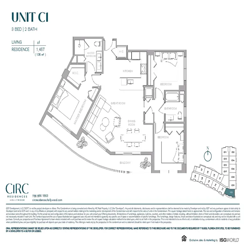 CIRC Residences Hollywood floor plan 6