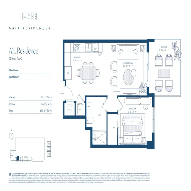 GAIA Residences Hollywood floor plan 1