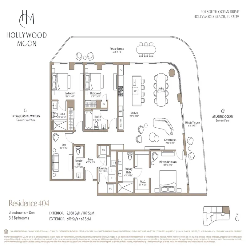 Hollywood Moon Residences floor plan 2