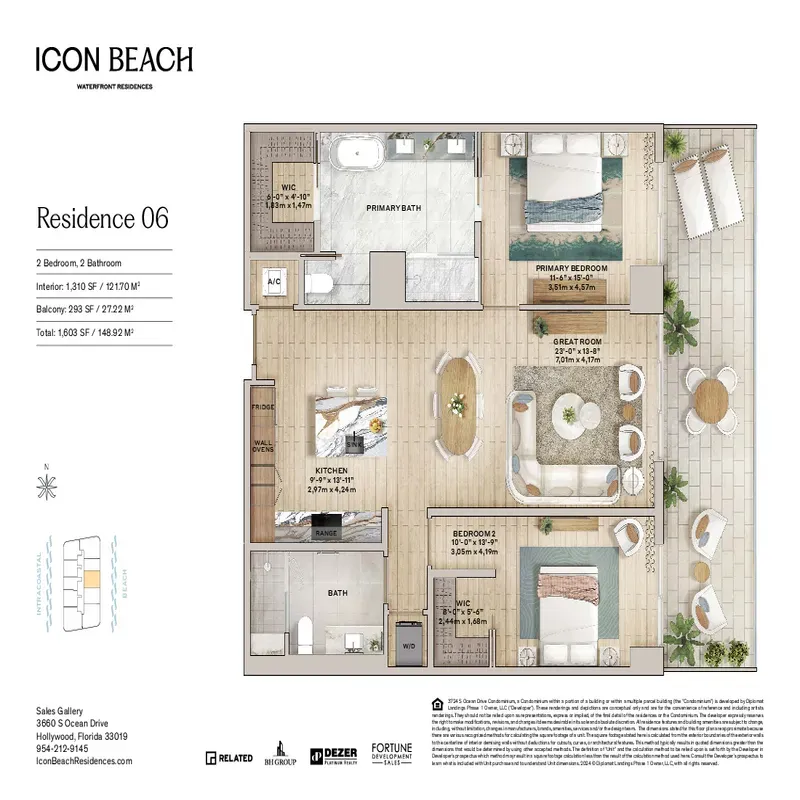 Icon Beach Residences floor plan 2