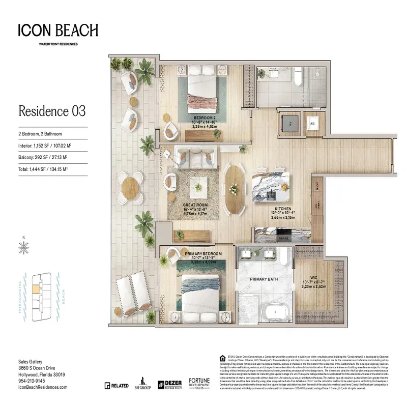 Icon Beach Residences floor plan 3