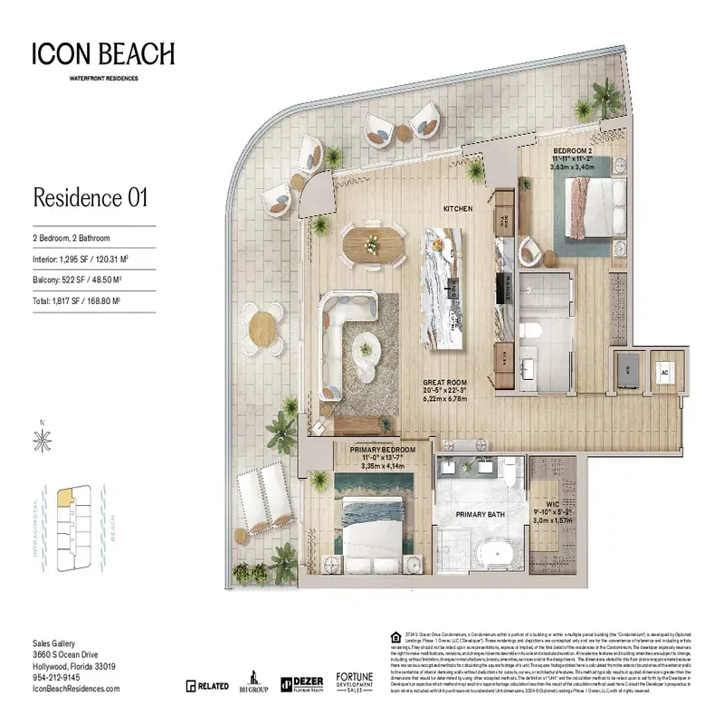 Icon Beach Residences floor plan 4