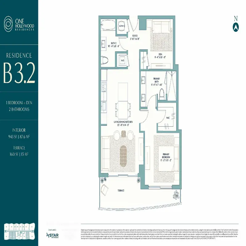 One Hollywood Residences floor plan 6
