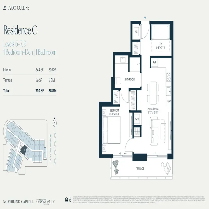 7200 Collins floor plan 6