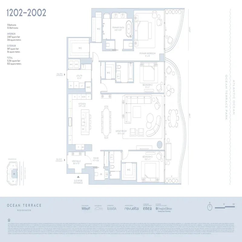 Ocean Terrace Residences floor plan 1