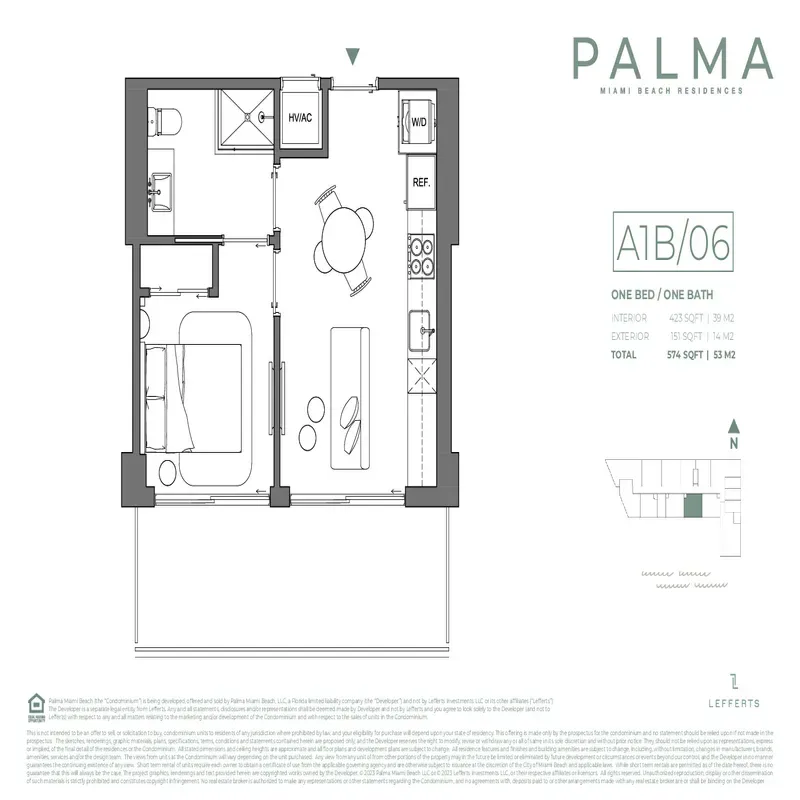 PALMA Miami Beach Residences floor plan 2