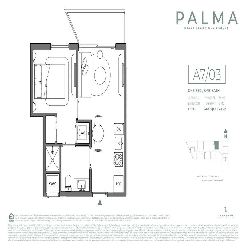 PALMA Miami Beach Residences floor plan 3