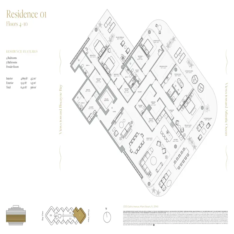 The Perigon floor plan 2