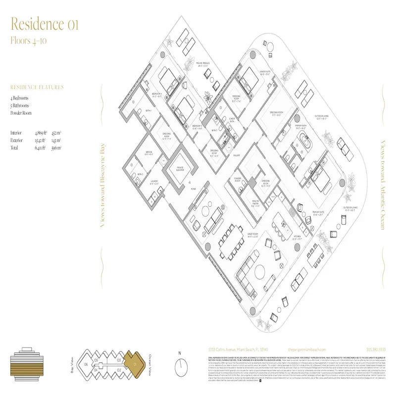 The Perigon floor plan 3