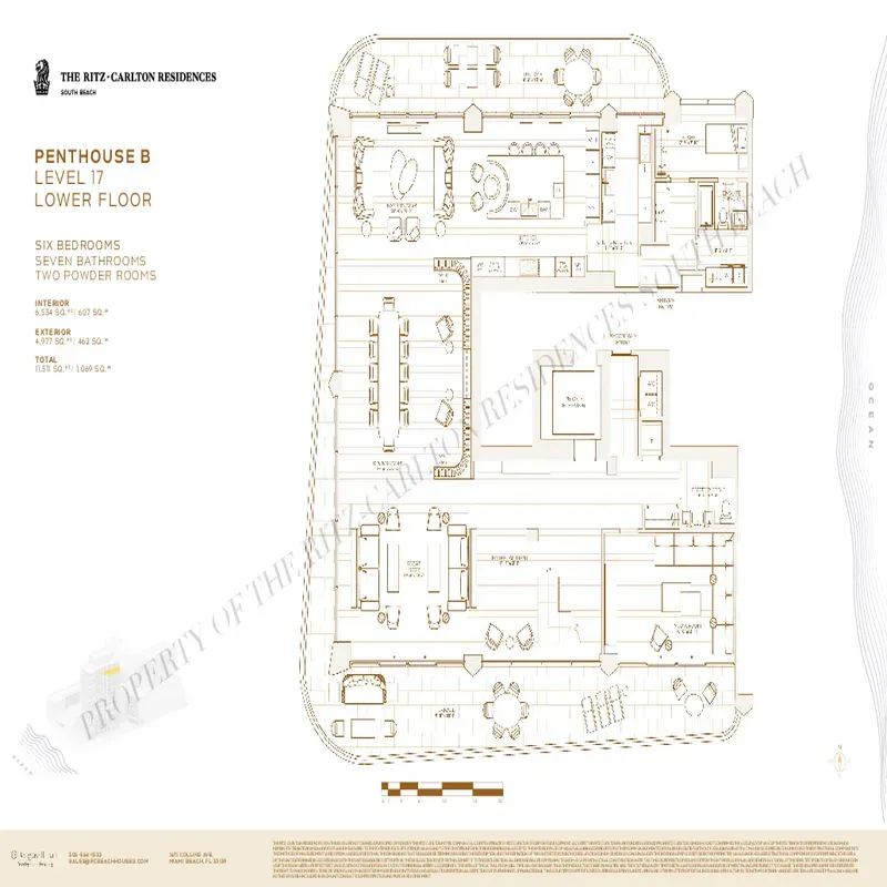 The Ritz-Carlton Residences, South Beach floor plan 3