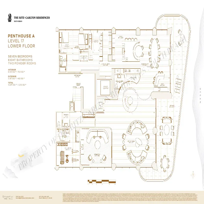 The Ritz-Carlton Residences, South Beach floor plan 4