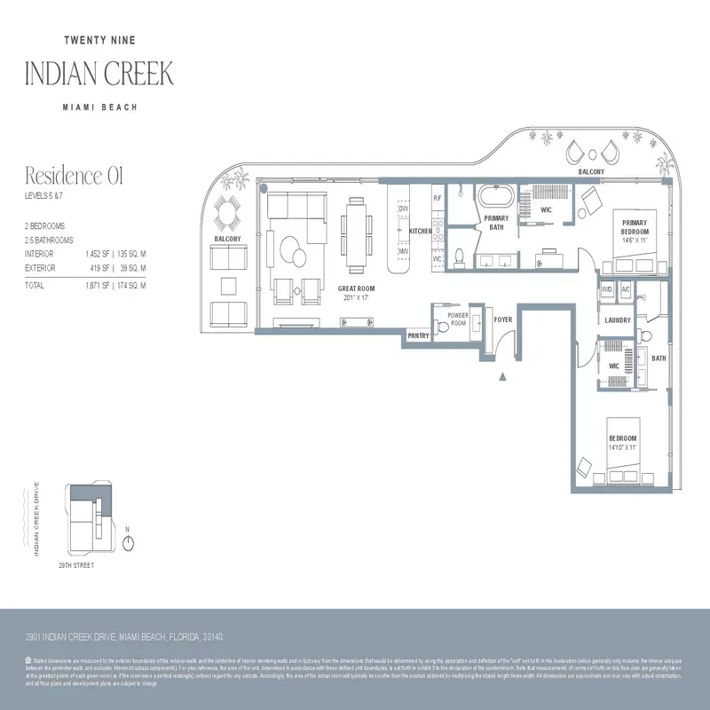 Twenty Nine Indian Creek floor plan 5
