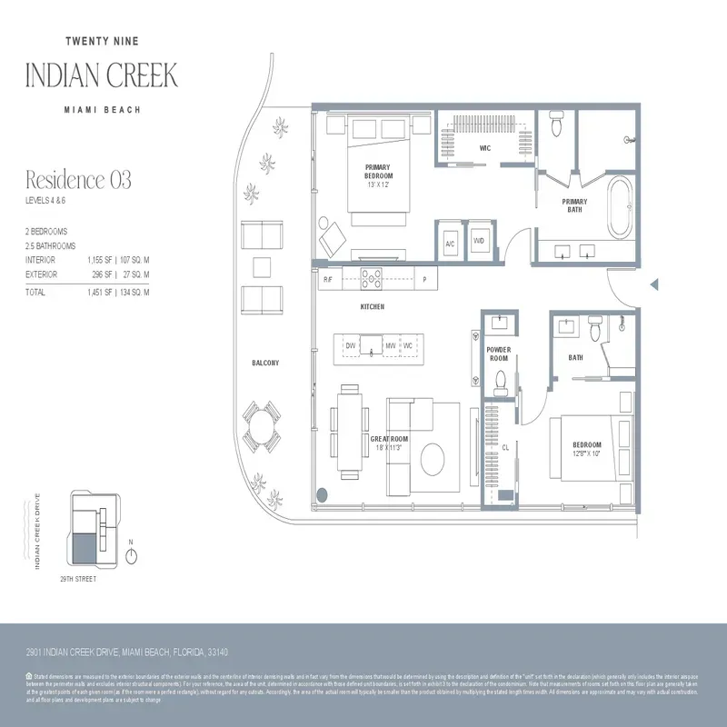 Twenty Nine Indian Creek floor plan 6