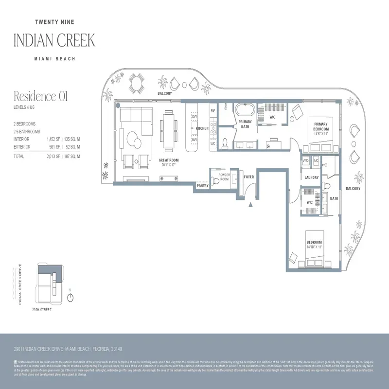 Twenty Nine Indian Creek floor plan 7