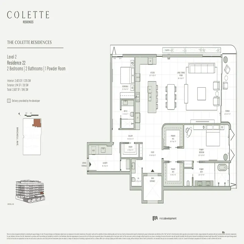 Colette Residences floor plan 2