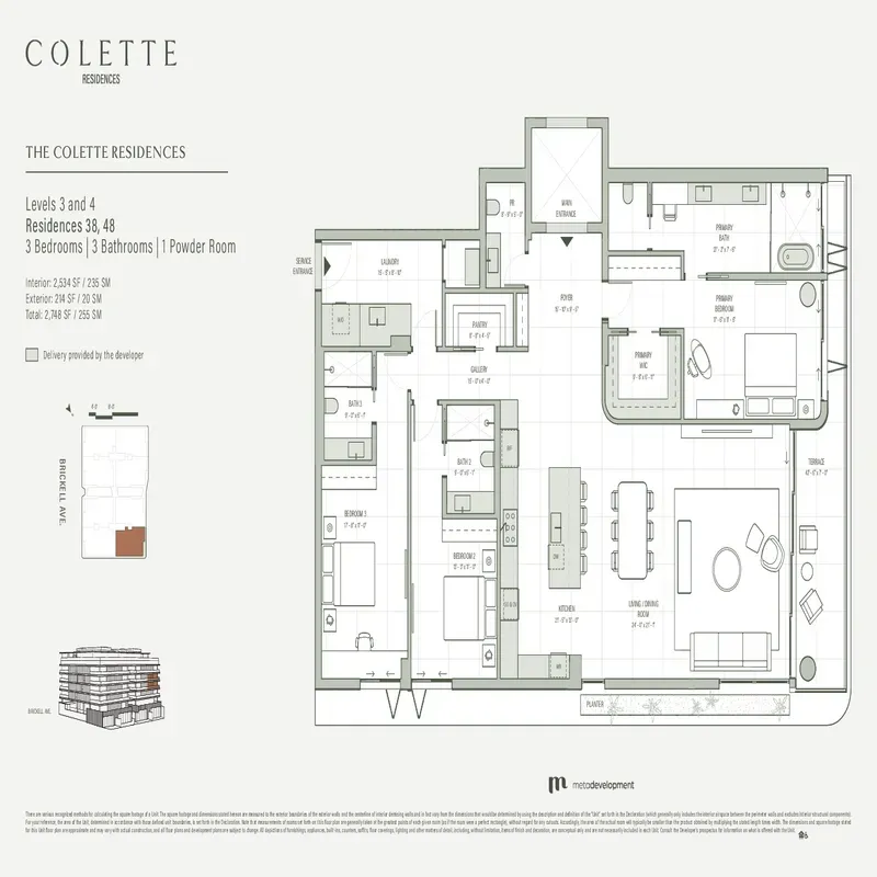 Colette Residences floor plan 3
