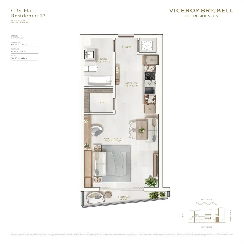 Viceroy Residences Brickell floor plan 8