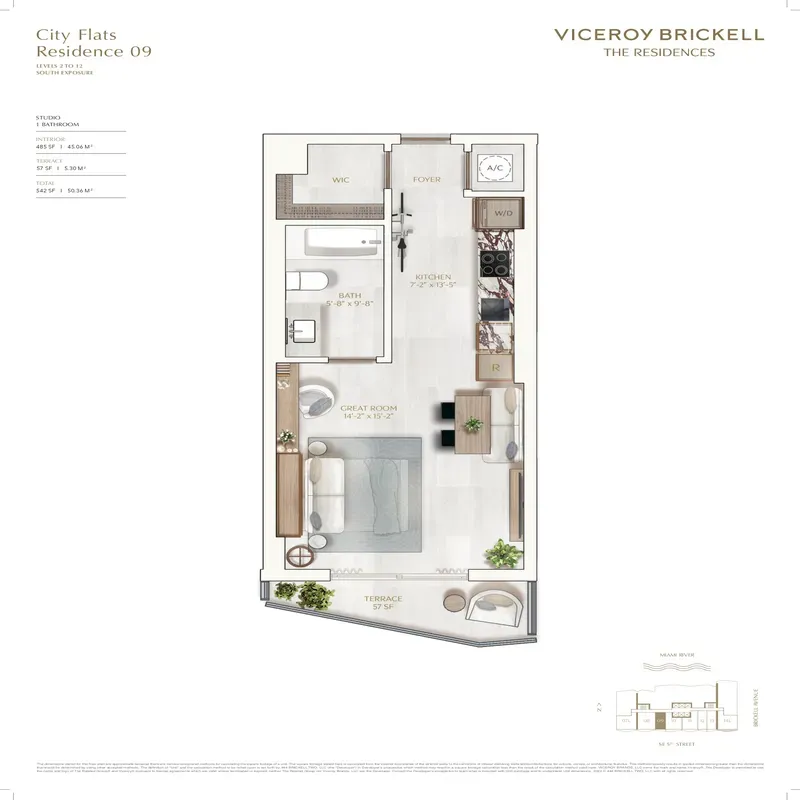 Viceroy Residences Brickell floor plan 10