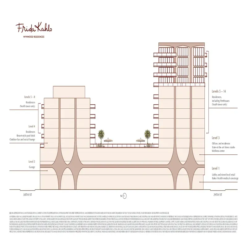 Frida Kahlo Wynwood Residences floor plan 1