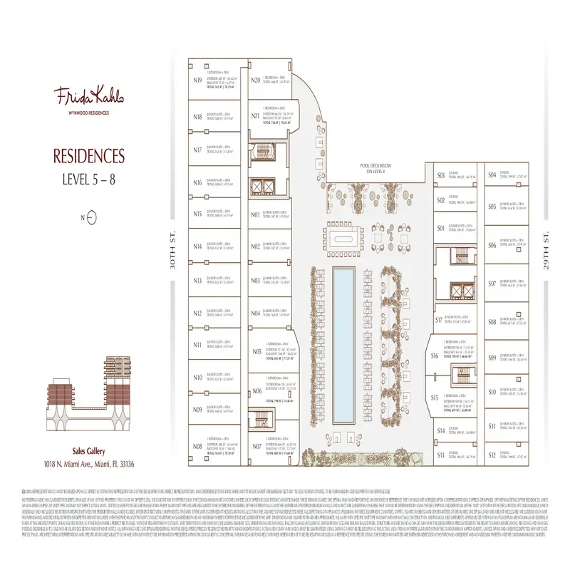 Frida Kahlo Wynwood Residences floor plan 4