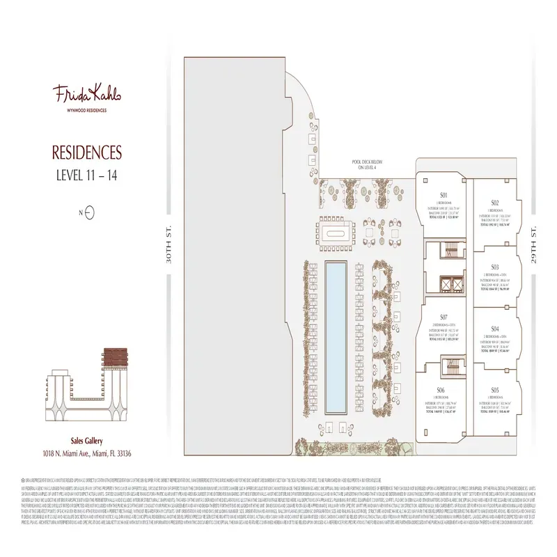 Frida Kahlo Wynwood Residences floor plan 6