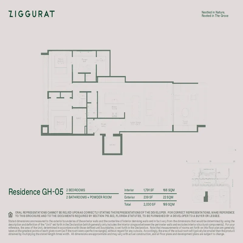 ZIGGURAT Coconut Grove floor plan 4