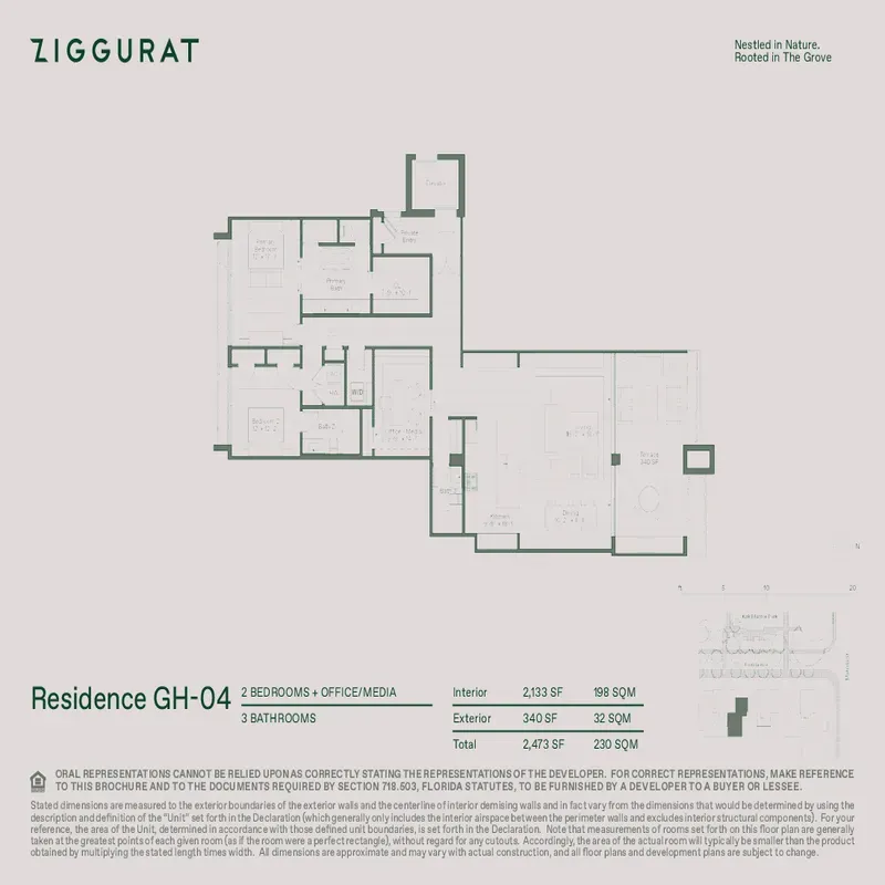 ZIGGURAT Coconut Grove floor plan 10