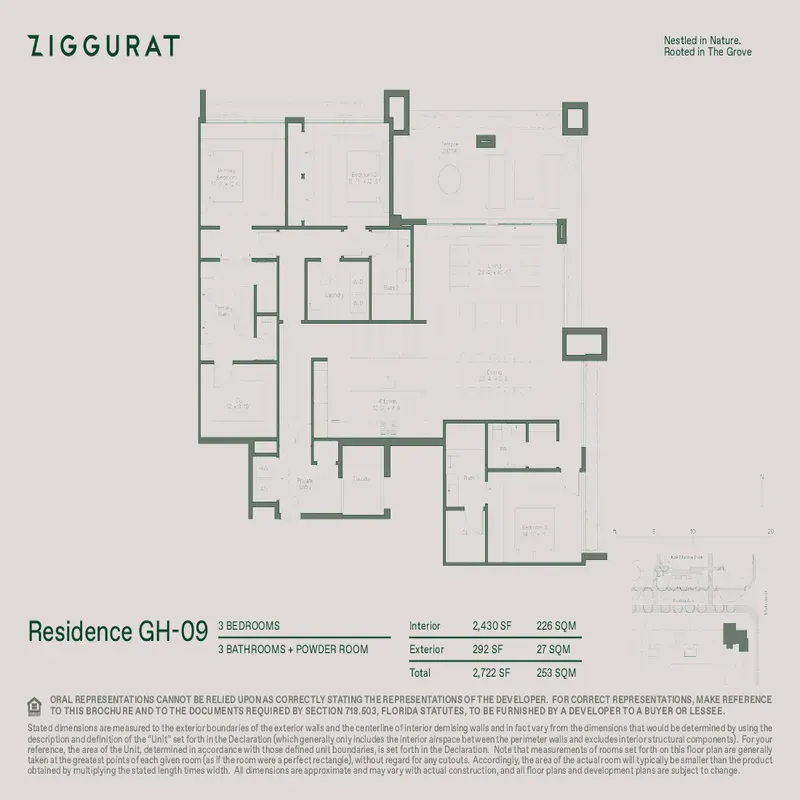 ZIGGURAT Coconut Grove floor plan 15