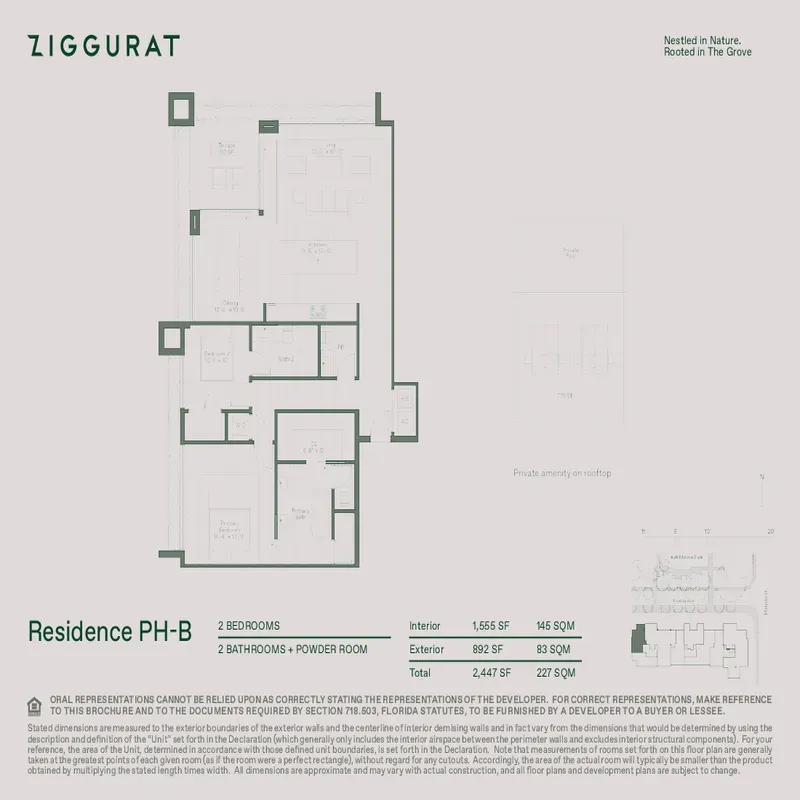 ZIGGURAT Coconut Grove floor plan 16