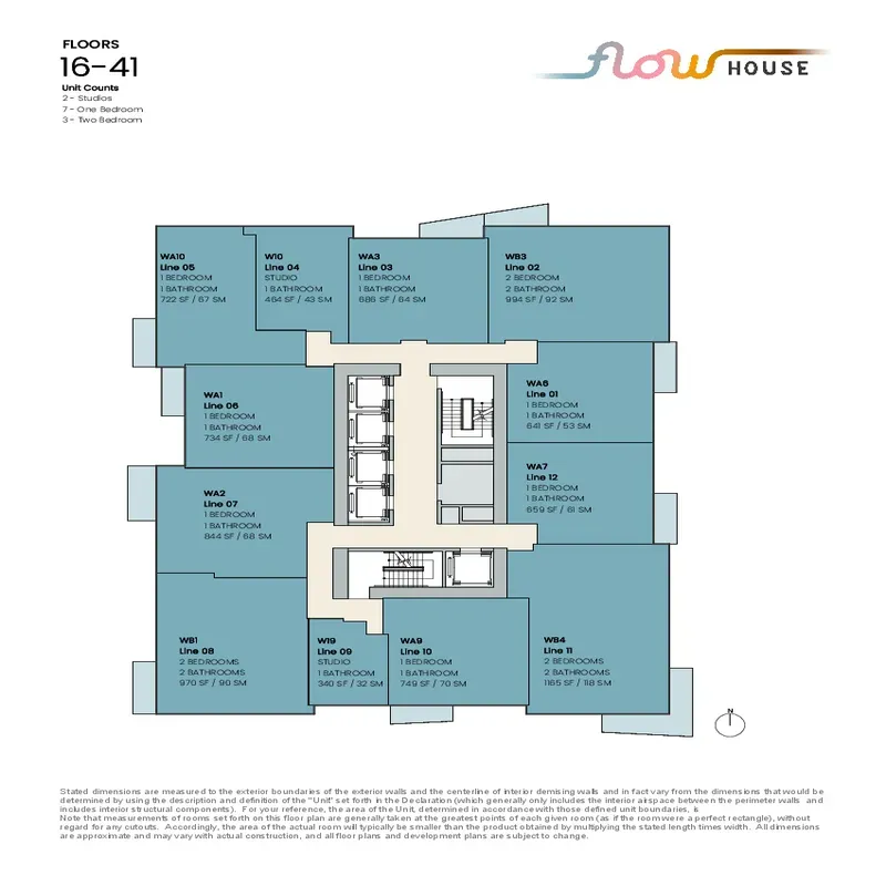 Flow House Miami Worldcenter floor plan 2