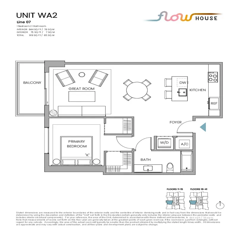 Flow House Miami Worldcenter floor plan 10