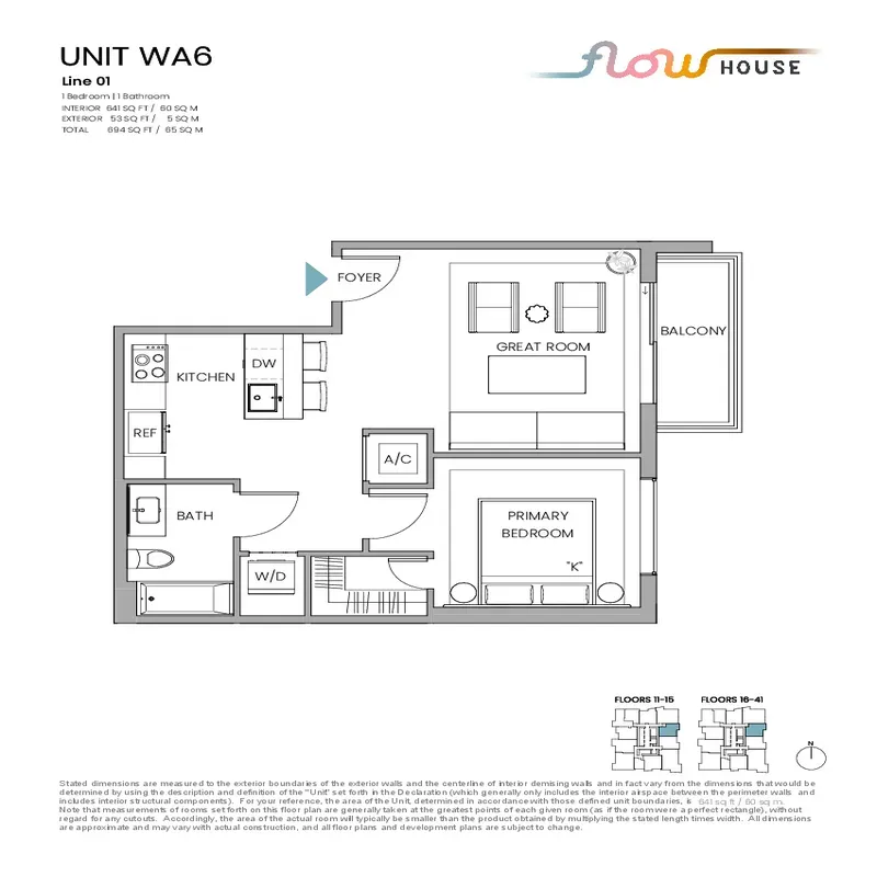 Flow House Miami Worldcenter floor plan 11