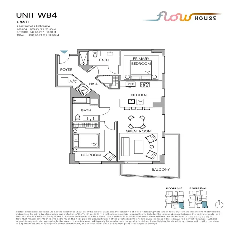 Flow House Miami Worldcenter floor plan 13