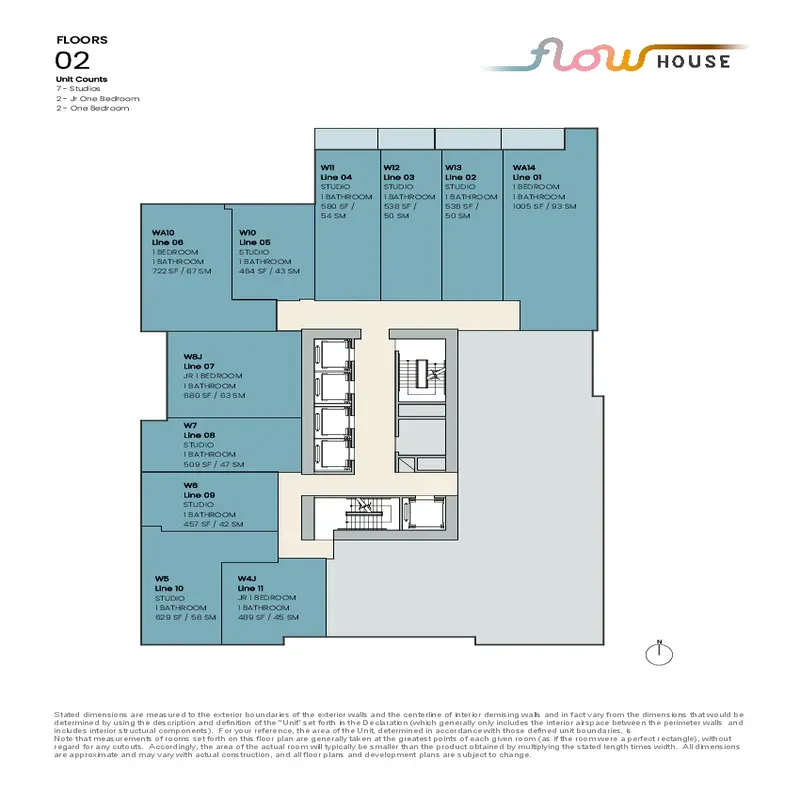 Flow House Miami Worldcenter floor plan 18