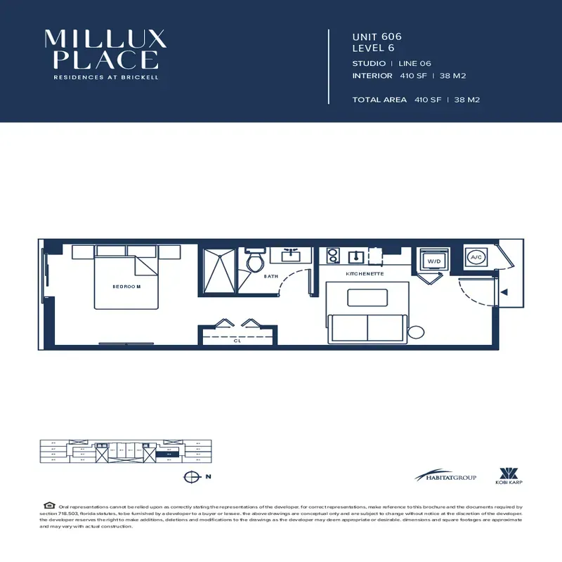Millux Place floor plan 1