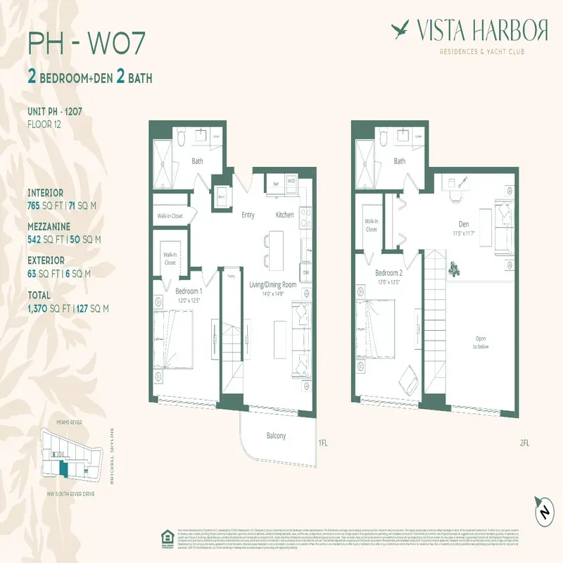 Vista Harbor Residences floor plan 1