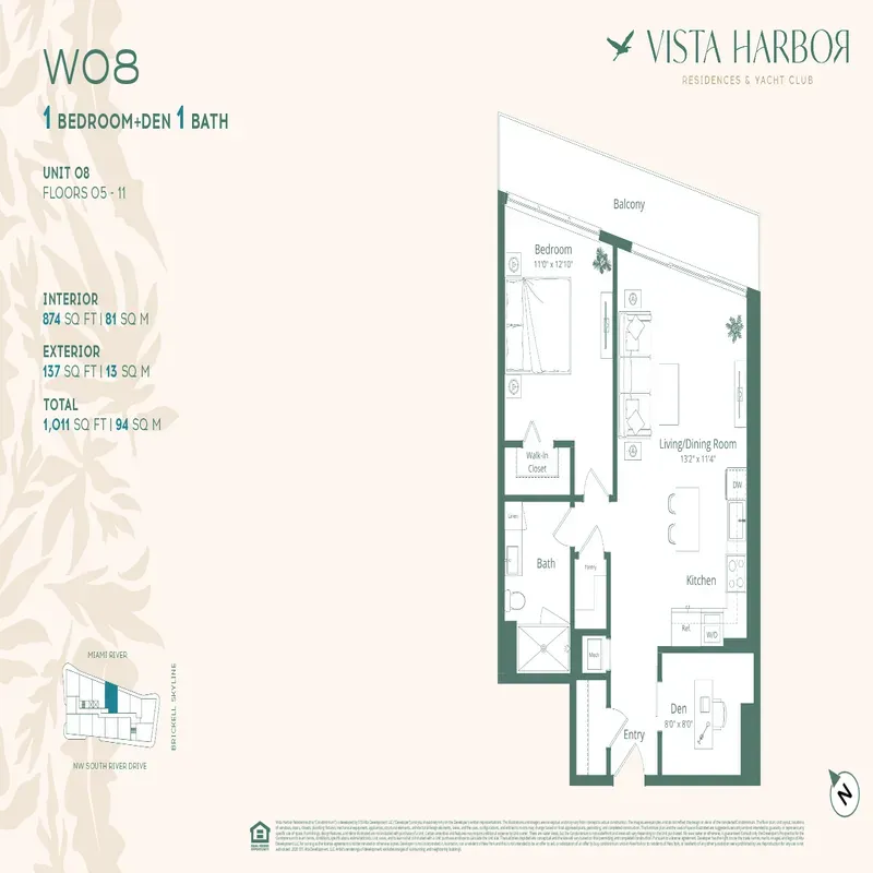 Vista Harbor Residences floor plan 11