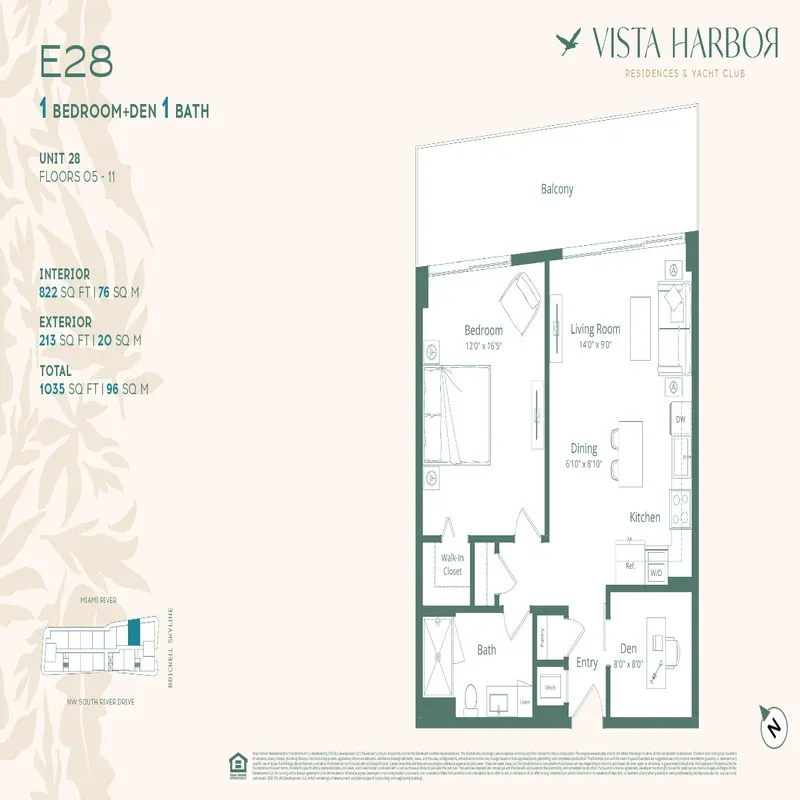 Vista Harbor Residences floor plan 19
