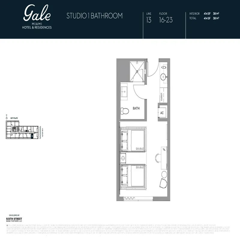 Gale Miami Hotel & Residences floor plan 4