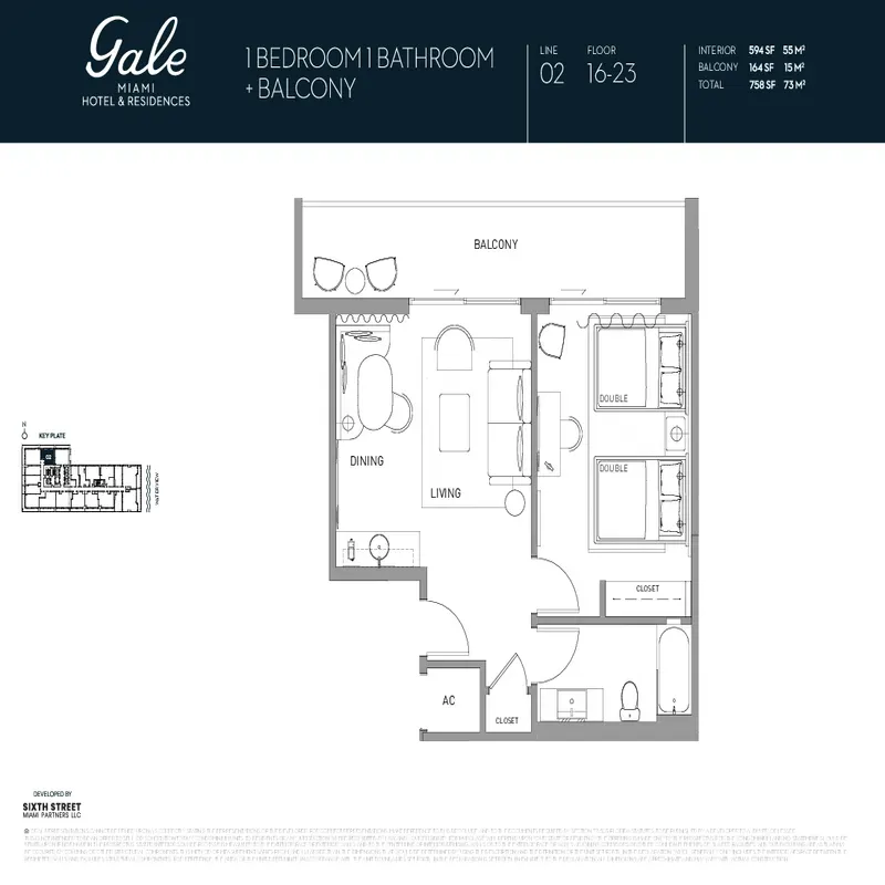 Gale Miami Hotel & Residences floor plan 8