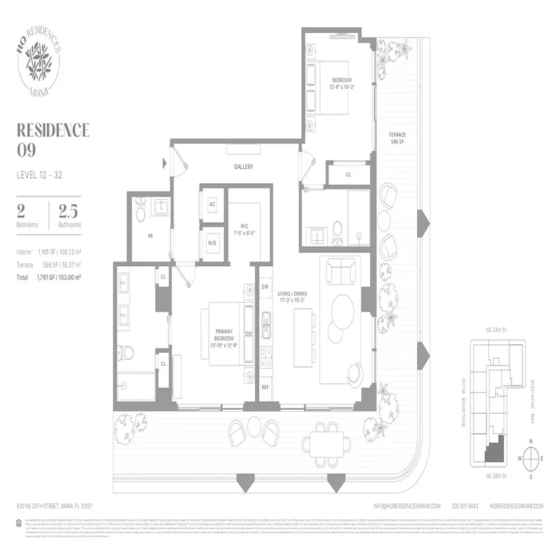 HQ Residences Miami floor plan 1