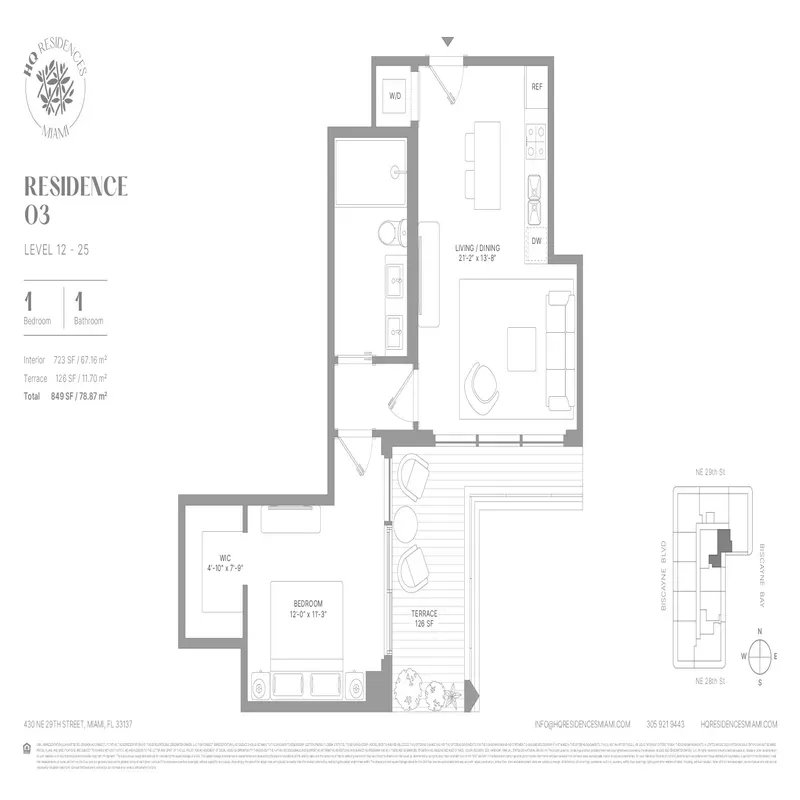 HQ Residences Miami floor plan 4