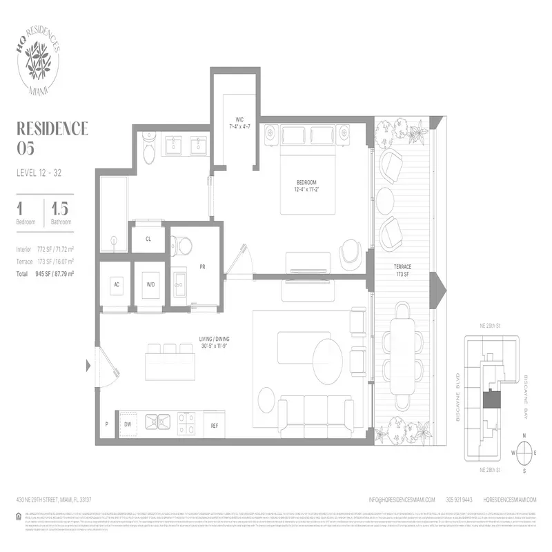 HQ Residences Miami floor plan 6