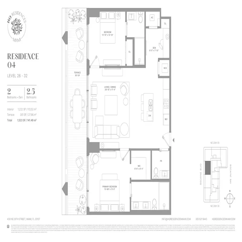 HQ Residences Miami floor plan 11