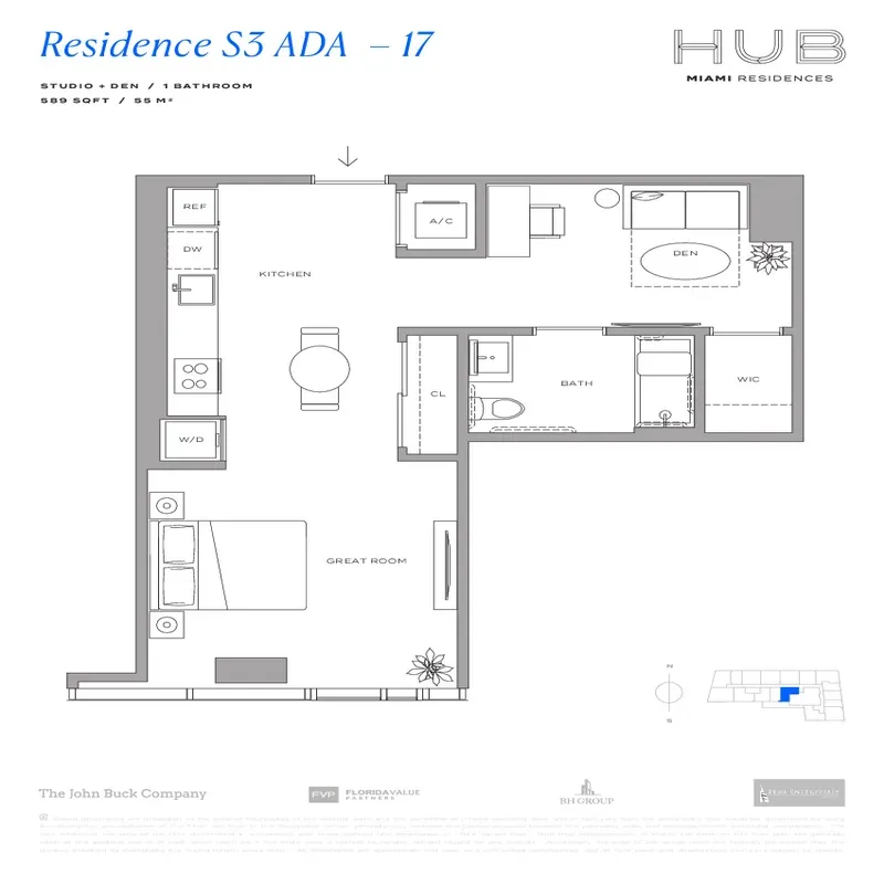 HUB Miami Residences floor plan 4