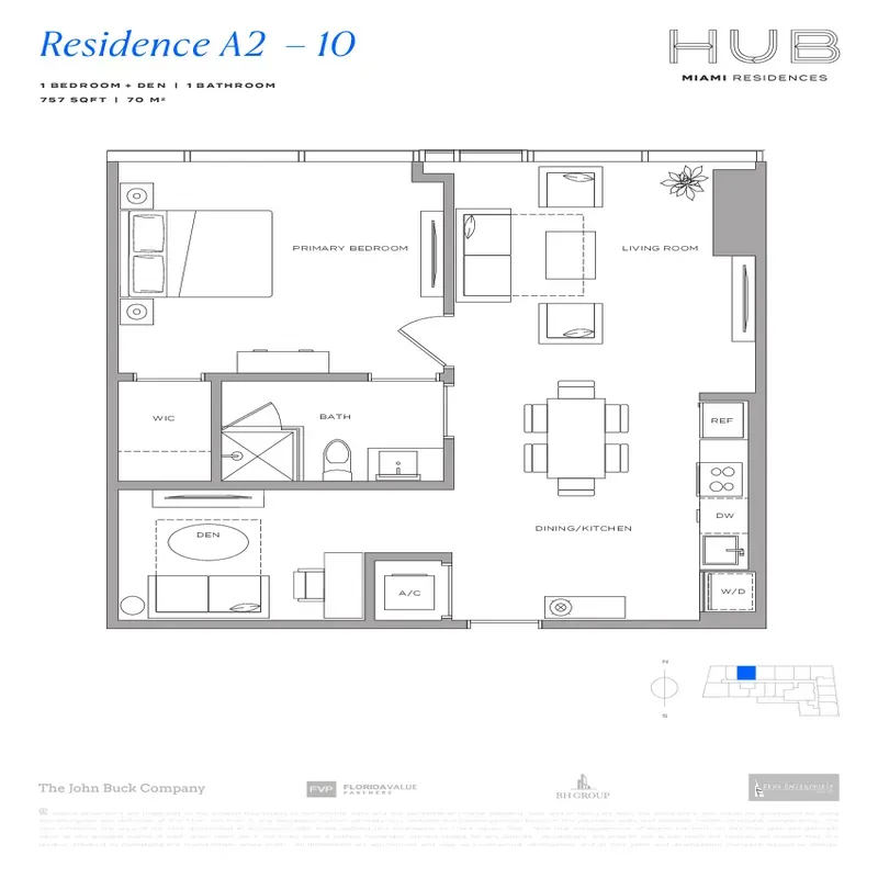 HUB Miami Residences floor plan 6