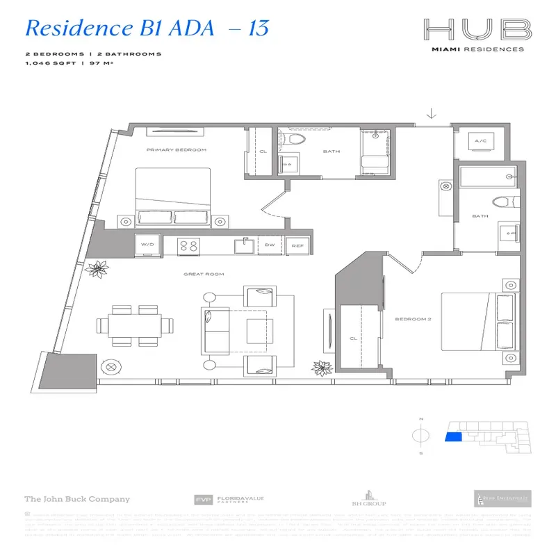 HUB Miami Residences floor plan 11