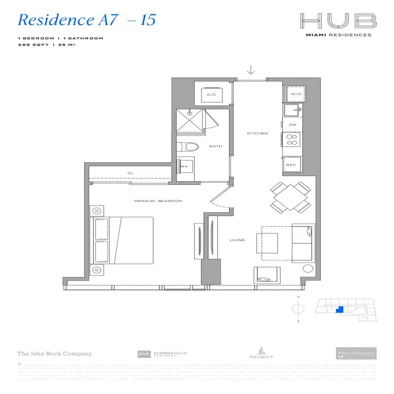 HUB Miami Residences floor plan 21